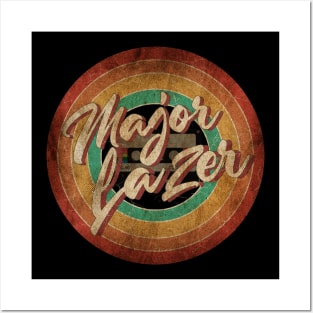 Major Lazer Vintage Circle Art Posters and Art